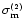 $\sigma^{\scriptscriptstyle (2)}_{\rm m}$