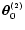 ${\vec \theta}^{\scriptscriptstyle (2)}_{0}$