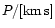 $P / {\rm [km \,s]}$