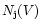 $N_{\rm j}(V)$
