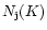 $N_{\rm j}(K)$