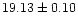 $19.13 \pm 0.10$