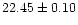 $22.45 \pm 0.10$