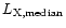 $L_{\rm X,median}$