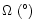 $\Omega\ (^{\circ})$