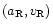 $(a_{\rm R},v_{\rm R})$