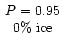 $\begin{array}{c} P=0.95 \\ 0\textrm{\% ice} \end{array}$
