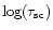$\log(\tau_{\rm sc})$