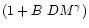 $(1+B~DM^{\gamma})$
