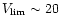 $V_{\rm lim} \sim 20$