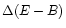 $\Delta(E-B)$