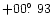 $+00\hbox{$.\!\!^\circ$ }93$