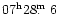 $07^{\rm h}28\hbox{$.\!\!^{\rm m}$ }6$