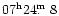 $07^{\rm h}24\hbox{$.\!\!^{\rm m}$ }8$