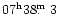 $07^{\rm h}38\hbox{$.\!\!^{\rm m}$ }3$