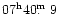 $07^{\rm h}40\hbox{$.\!\!^{\rm m}$ }9$