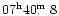 $07^{\rm h}40\hbox{$.\!\!^{\rm m}$ }8$