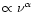 $\propto\nu^{\alpha}$