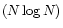 $( N\log N )$