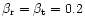 $\beta_{\rm r} = \beta_{\rm t} = 0.2$