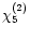 $\chi _5^{(2)}$