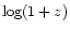 $\log(1+z)$