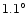 $1.1^{\circ}$