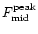 $F^{\rm peak}_{\rm mid}$