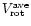 $V^{\rm ave}_{\rm rot}$