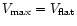$V_{\max}=V_{\rm flat}$