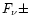 $F_\nu \pm$