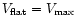 $V_{\rm flat}=V_{\max}$