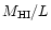 $M_{\rm HI}/L$