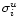 $\sigma^{u}_{i}$