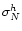 $\sigma^h_N$