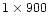 $1\times900$