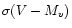 $\sigma(V-M_v)$