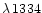 $\lambda\, 1334$