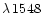 $\lambda\, 1548$