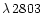 $\lambda\, 2803$