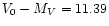 $V_{\rm0} - M_{V} = 11.39$