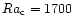 $Ra_{\rm c}=1700$