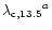 $ {\lambda_{\rm c,13.5}}^a$