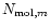 $N_{{\rm mol},m}$