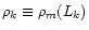 $\rho_k \equiv \rho_m (L_k)$
