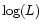 $\log (L)$