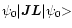 ${\psi}_{0}\vert \vec{J} \vec{L} \vert{\psi}_{0}{\makebox[1.5ex][l]{\hspace{-0.1ex}$>$ }} $