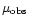 $\mu_{\rm obs}$