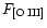 $F_{\rm [O\,{\rm\sc III}]}$