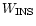 $W_{\rm INS}$